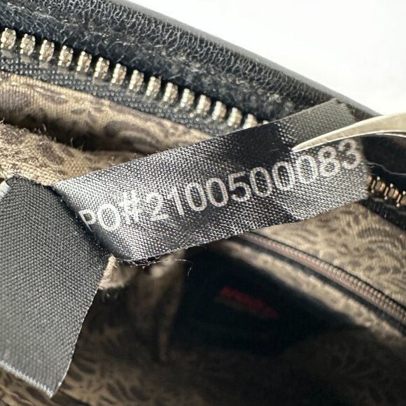 Hobo International Clutch Genuine Leather Wallet Small Bag Women Black EUC - Picture 9 of 10